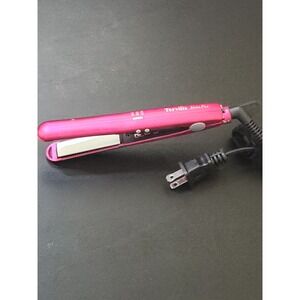 Tervilix Mini Pro Hair Straightener Portable Travel Flat Iron Pink Dual Voltage